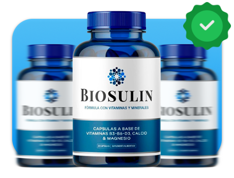 Biosulin cápsulas — fórmula con vitaminas y minerales